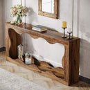Axyaa Farmhouse Console Table with Storage, 63 Inches, Behind Sofa, Entryway Sofa Table