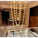 Axyaa Loft Staircase Chandelier with French Pearl Necklace Design