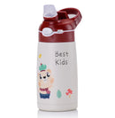 Axyaa Kids Stainless Steel Thermal Water Bottle - Cute Cartoon Design, Leak-Proof Insulated Cup