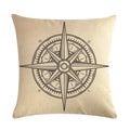 Axyaa Nautical Series Pillowcase for Home Sofa Living Room Decor