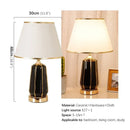 Axyaa Luxe Ceramic Table Lamp for Elegant Living Spaces