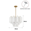 Axyaa Medieval Glass Chandelier for Stylish Home Lighting