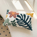 Axyaa Nordic Fresh Flower Embroidered Pillowcase - Home Decor Sofa Cushion Cover
