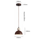 Axyaa LED Bedroom Pendant Lamp - Chinese Style Retro & Quiet Homestay Lighting