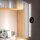 Axyaa Magnetic Clock Table Lamp USB Rechargeable LED Dimmable Night Light