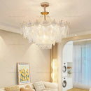 Axyaa Cream Wind Chandelier: Luxury French Crystal Light