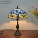Dragonfly Tiffany LED Table Lamp by Axyaa - Stained Glass Home Lighting Fixture