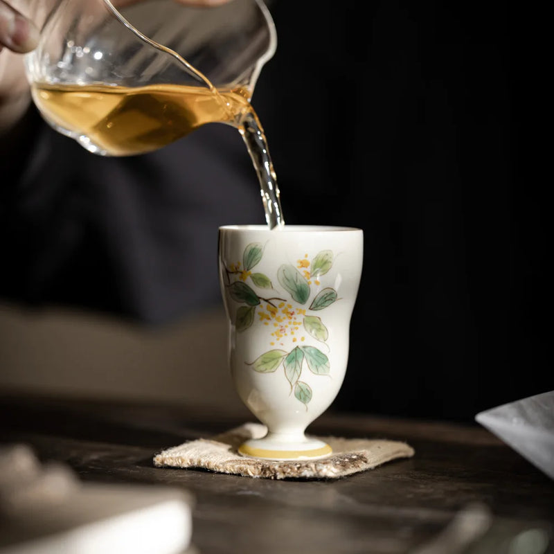 Axya Hand-Painted Gourd Cup Kung Fu Tea Set Chinese Tea Cup