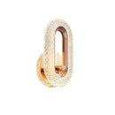 Axyaa Crystal LED Wall Lamp: Modern Nordic Sconces for Living Room, Bedroom