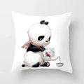 Cute Panda Cartoon Pillowcase for Home Decor and Comfort by Axyaa