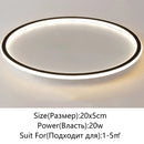 Axyaa Nordic LED Ceiling Chandelier with Remote Control for Bedroom Livingroom Aisle Balcony