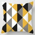 Axyaa Geometric Ginkgo Leaf Print Pillow Cover for Stylish Home & Office Decor