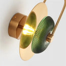 Axyaa Glass Led Wall Lamp: Nordic Minimalist Living Room Lighting & Bedside Decoration