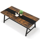 Axyaa 8-Person Wood Dining Table, 70.87" Rectangular Kitchen Table