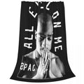 Axyaa Tupac 2pac Hip Hop Vintage Plush Blanket - 200x150cm