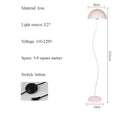 Axyaa Retro Cream Floor Lamp for Living Room Bedroom Study, Modern Minimalist LED Bud Vertical Lamp