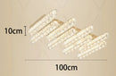 Axyaa Modern Living Room Chandeliers - LED Ceiling Lamp for Indoor Lighting