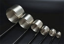 Axya Stainless Steel Wine Measuring Cup Set for Kitchen Bar, Sauce Oil Coffee Beer Ladle