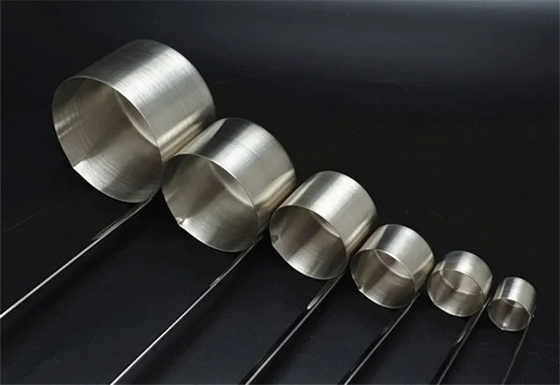 Axya Stainless Steel Wine Measuring Cup Set for Kitchen Bar, Sauce Oil Coffee Beer Ladle