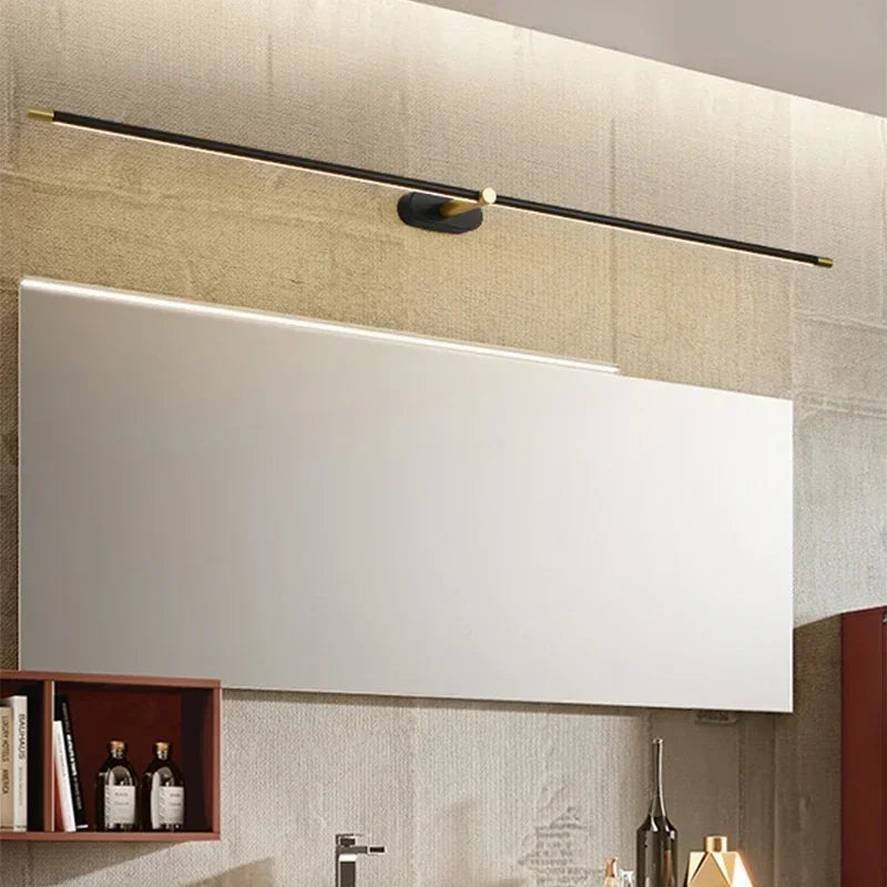 Axyaa Slim Wall Sconce Lamps Mirror Bathroom Bedroom Bedside Ceiling Light