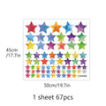 Axyaa Kids Room Stars Wall Sticker Decals, Nursery Bedroom Decor