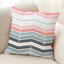 Axyaa Geometric Pattern Linen Pillowcase for Home Sofa Decoration