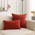 Axyaa Linen Pillow Cover in Green, Grey, White, Cream & Mustard - 12x20", 18x18", 25x25"