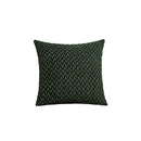 Axyaa Retro Green Geometric Wave Pillowcase 45x45cm - Christmas Home Decoration