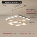 Axyaa Square Frame Chandelier for Living Room, Bedroom, and Dining Room