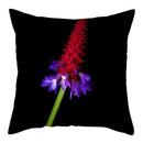 Axyaa Flower Printed Pillow Case - Decorative Polyester Cushion Cover - 45x45cm