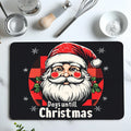 Axyaa Santa Kitchen Draining Mat - Quick Dry Dish Drainer Mat - Absorbent Countertop Drying Pad