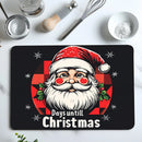 Axyaa Santa Kitchen Draining Mat - Quick Dry Dish Drainer Mat - Absorbent Countertop Drying Pad