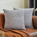 Axyaa Soft Solid Color Cushion Cover Set Luxury Home Decor Sofa Seat Pillow Case