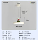 Axyaa Medieval Restaurant Pendant Light: Modern Nordic M Bean Flying Saucer Suspension Lamp