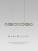 Axya Minimalist Glass Copper Chandelier Living Room Lamp