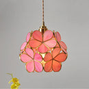 Axyaa Flower Glass Pendant Lights - Modern LED Hanging Lamp for Dining Decor