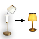 Axya Retro Fabric Table Lamp for Outdoor Restaurant Decoration and Bedroom