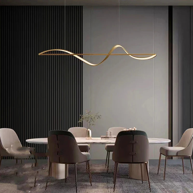 Axyaa Nordic Pendant Lights LED Chandeliers for Dining Room and Bedroom