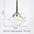 Axyaa Nordic Bubbleball LED Chandelier for Children's Room and Living Room