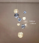 Axyaa LED Pendant Lights Chandeliers for Modern Living & Dining Room Lighting
