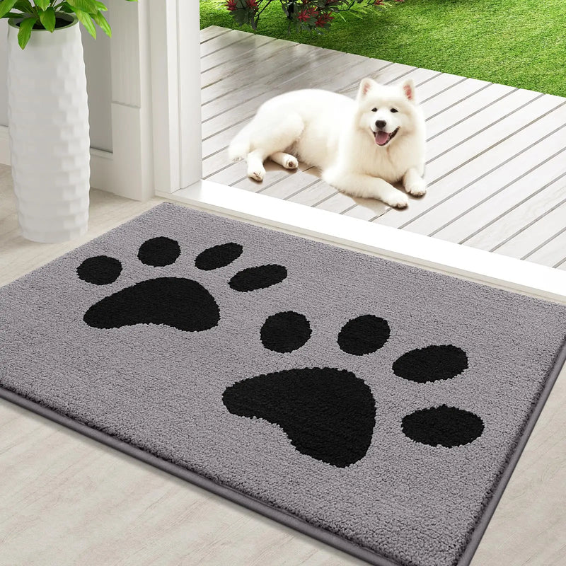 Axyaa Quick Dry Microfiber Mud Mat Dogs Entry Indoor Non-Slip Mat