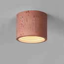 Axyaa Red Cement Downlight: Nordic Grey Led Ceiling Spotlight for Bedroom