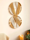 Axyaa Boho Bamboo Dream Catcher Macrame Wall Hanging for Home Decor