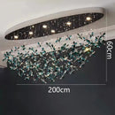 Axyaa Luxury Crystal Chandelier Dining Room Ceiling Light Indoor Lighting