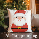 Axyaa Santa Christmas Pillow Covers for Sofa Bedroom Car Cushion Decor