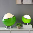 Axyaa Stained Glass Planet Table Lamp for Bedroom Study Decor