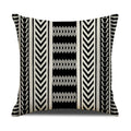 Axyaa Geometric Line Print Linen Cushion Cover - Home & Car Decor Pillowcase