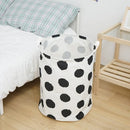 Axyaa Printed Laundry Basket | Foldable Storage Hamper for Clothes & Toys
