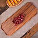 Axyaa Acacia Wood Multi-Shape Serving Tray for Fruit and Desserts