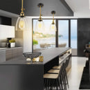 Axya Vintage Loft Style Wall Light Glass Iron Art Edison LED Fixtures